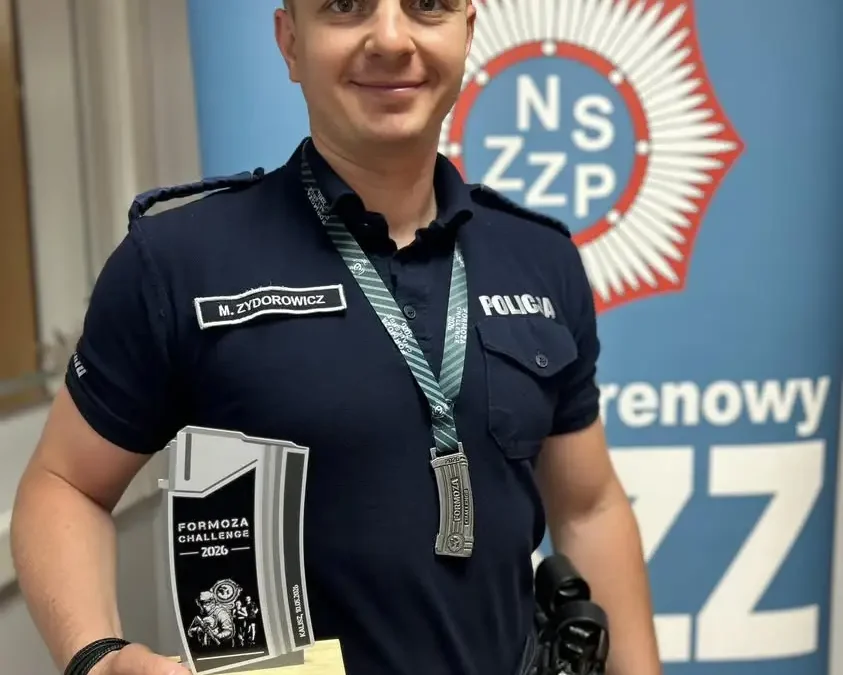 Policjant z Ostrowa Wlkp. z sukcesem w biegu Formoza Challenge