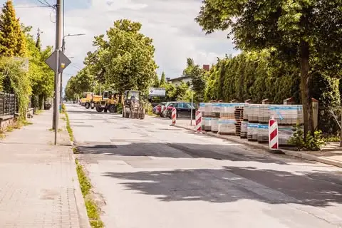 Trwa przebudowa ul. Ledóchowskiego w Ostrowie Wielkopolskim
