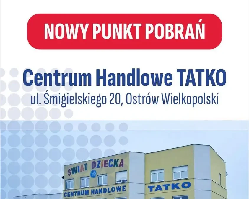 Nowy punkt pobrań krwi w Ostrowie Wielkopolskim – wygodniejszy dostęp dla mieszkańców
