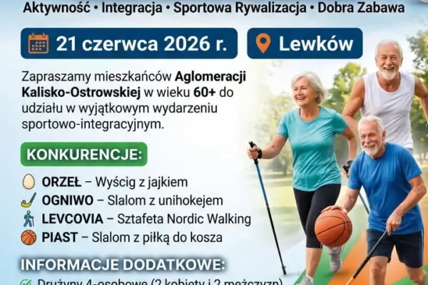 III Aglomeracyjna Spartakiada Seniorów – zaproszenie do Lewkowa