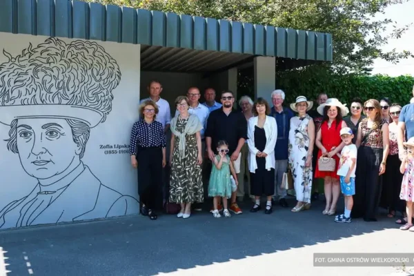 Nowy mural w Lewkowie upamiętnia Zofię Lipską