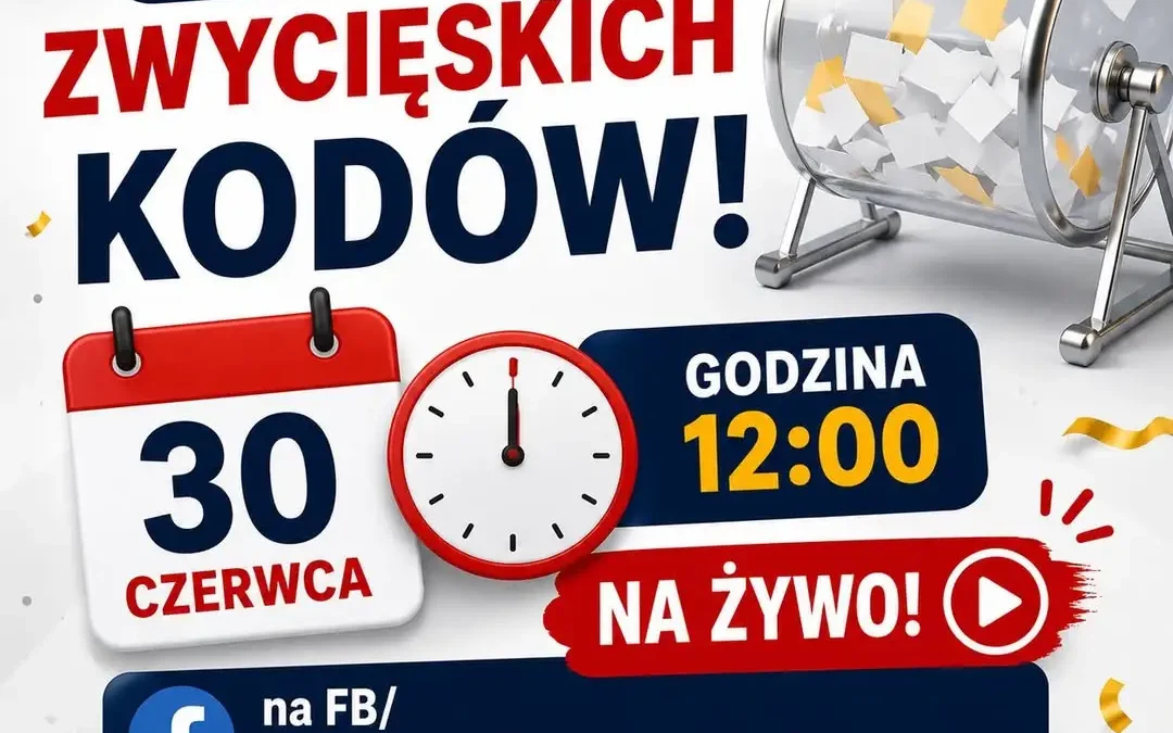 Transmisja na żywo z losowania zwycięskich kodów w loterii PIT już jutro w Ostrowie Wielkopolskim