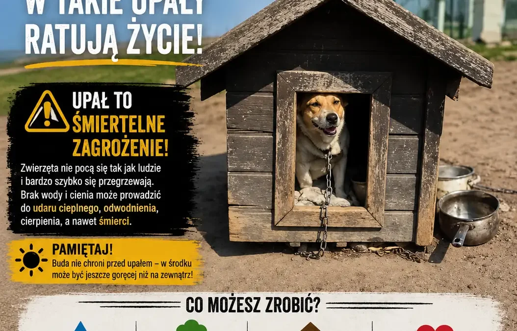 Apel gminy Sośnie: w upały pij wodę i szukaj cienia