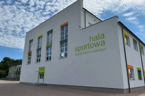 Termomodernizacja hali sportowej w Sośniach zakończona