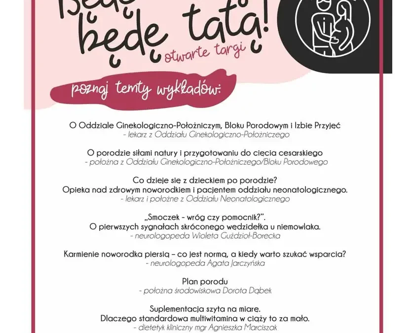 Spotkanie z personelem medycznym na targach „Będę Mamą, Będę Tatą” w Przygodzicach