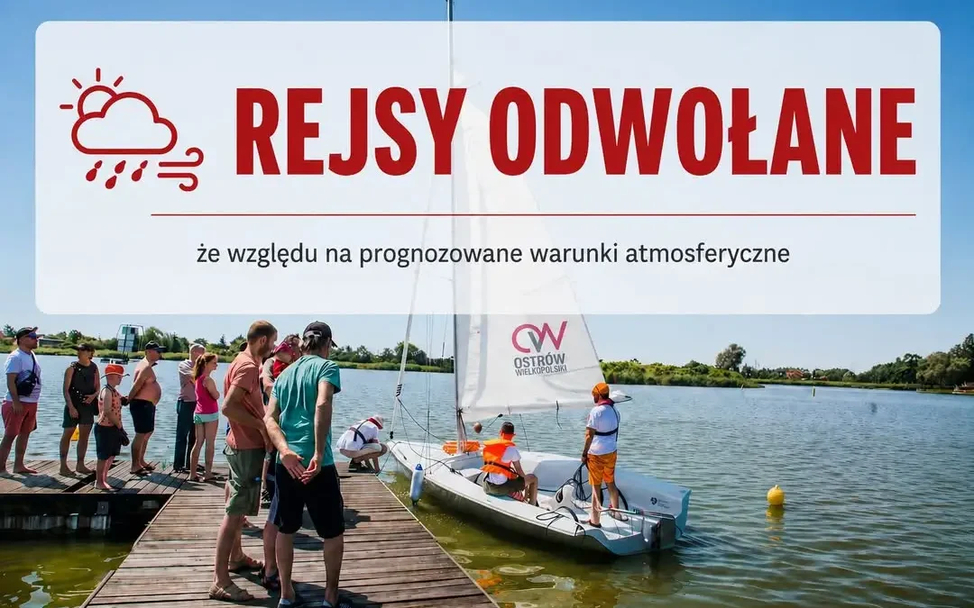 Lato pod żaglami odwołane z powodu pogody – rejsy wracają za tydzień