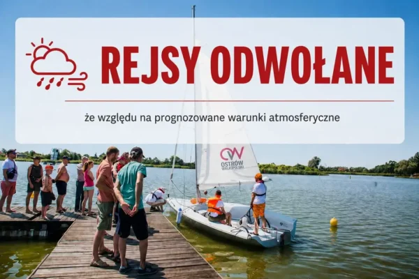 Lato pod żaglami odwołane z powodu pogody – rejsy wracają za tydzień