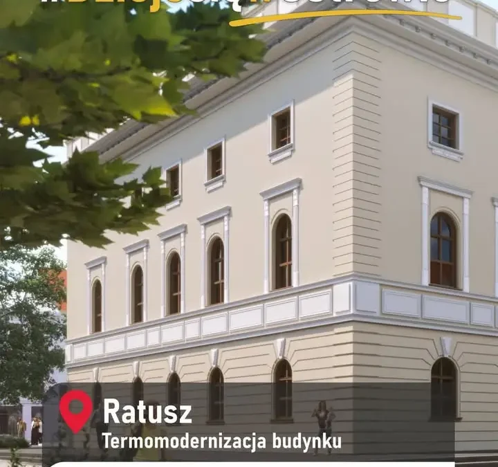 Termomodernizacja Ratusza i SP nr 2 w Ostrowie Wielkopolskim za 9 mln zł