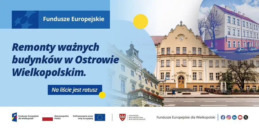 Ostrów Wielkopolski: remont zabytkowego Ratusza i innych budynków