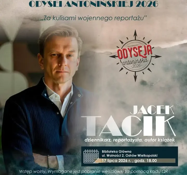 Spotkanie z Jackiem Tacikiem w Ostrowie Wielkopolskim – inauguracja festiwalu podróżniczego