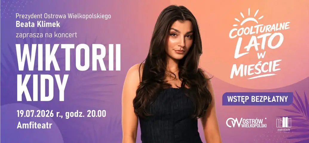 Koncert Wiktorii Kidy w Amfiteatrze Ostrów Wielkopolski – wstęp wolny