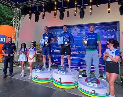 Policjant z Ostrowa Wielkopolskiego zajął 5. miejsce w maratonie kolarskim w Miejskiej Górce