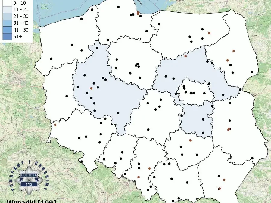 Zero ofiar śmiertelnych na drogach minionej doby – policyjny apel o ostrożność