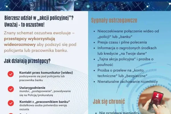 Oszuści wykorzystują wideorozmowy – policja ostrzega przed nową metodą