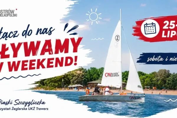 Bezpłatne rejsy po zalewie Piaski-Szczygliczka w weekend 25-26 lipca