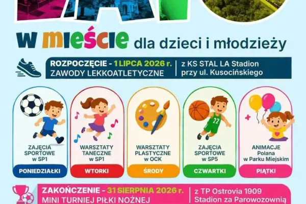 Zdrowe i Aktywne Lato: zapisy na kolejny tydzień zajęć dla dzieci