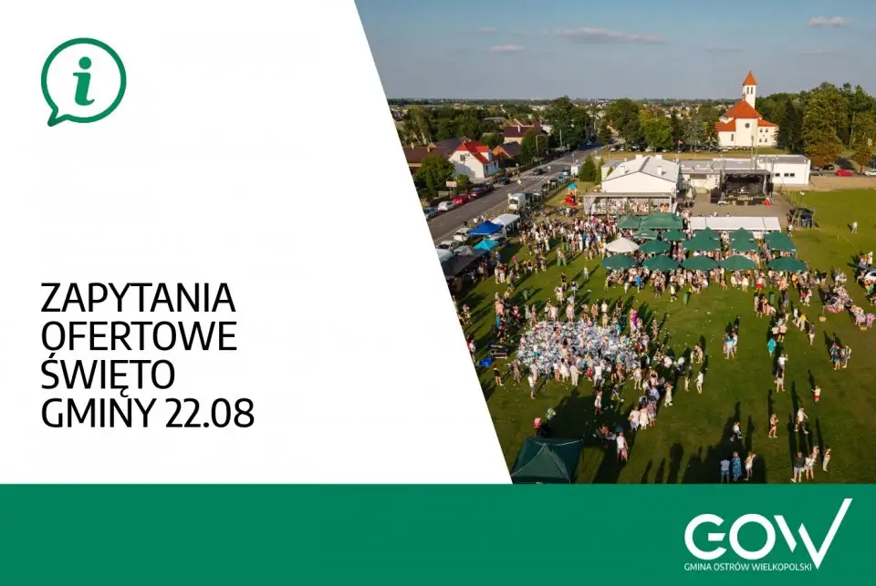 GOK Wysocko Wielkie ogłasza zapytania ofertowe na atrakcje podczas Święta Gminy 2026