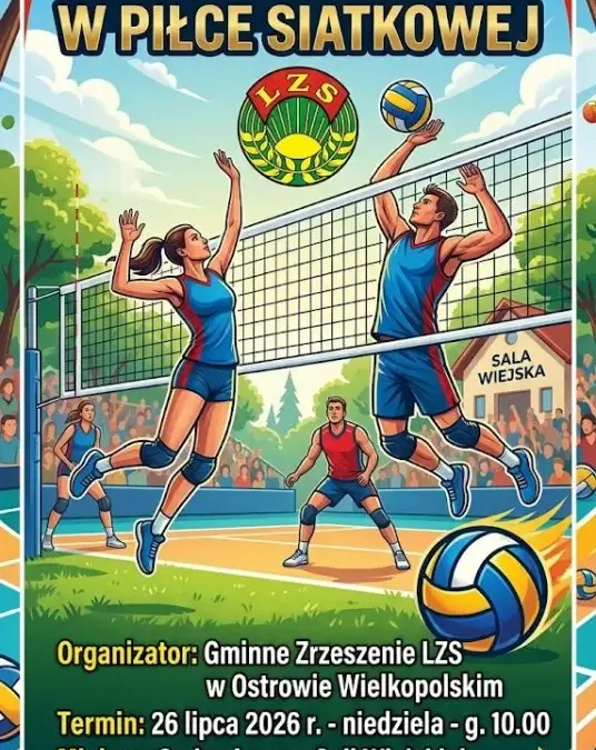 Mistrzostwa Gminy Ostrów Wielkopolski w siatkówce już 26 lipca