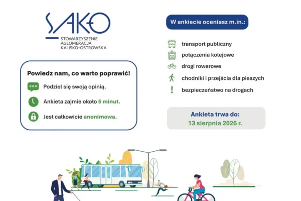 Mieszkańcy Aglomeracji Kalisko-Ostrowskiej mogą ocenić transport w ankiecie