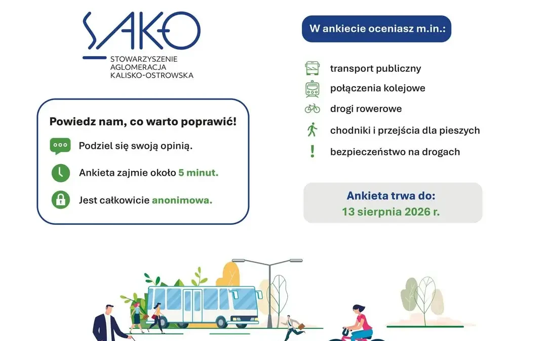 Ankieta dla mieszkańców: jak oceniasz transport w Ostrowie Wielkopolskim?