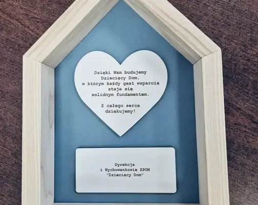 Podziękowania dla szpitala w Ostrowie od Dziecięcego Domu z Wrocławia