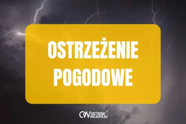 IMGW ostrzega przed silnymi burzami w Wielkopolsce – alert 2. stopnia