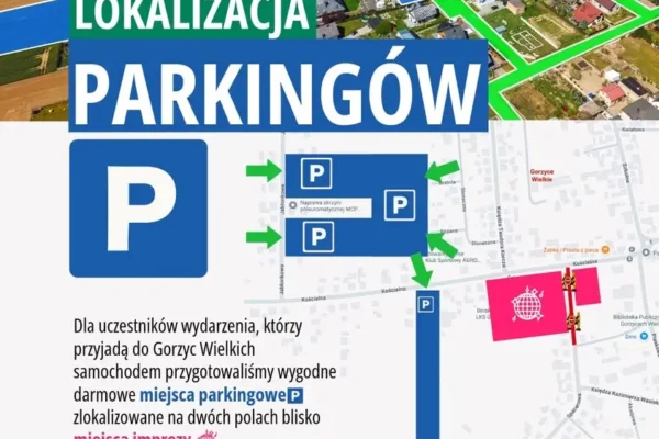 Święto Gminy Ostrów Wielkopolski: bezpłatne parkingi dla uczestników w Gorzycach Wielkich