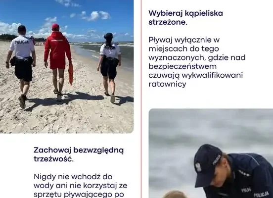 Bezpieczny wypoczynek nad wodą – apel policji na koniec wakacji