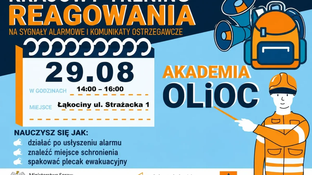 Krajowy Trening Reagowania podczas dożynek w Łąkocinach