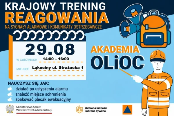 Krajowy Trening Reagowania podczas dożynek w Łąkocinach