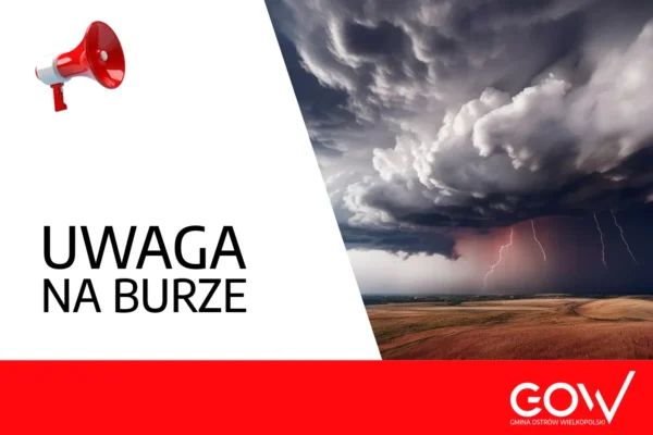 Ostrzeżenie IMGW: Burze mogą wystąpić w regionie