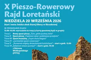 X Pieszo-Rowerowy Rajd Loretański: nowe trasy i atrakcje w Skrzebowej