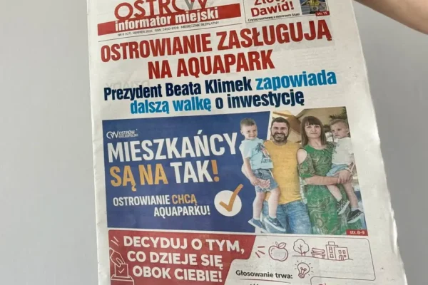 Ostrowianie chcą aquaparku? Prezydent zapowiada walkę o inwestycję