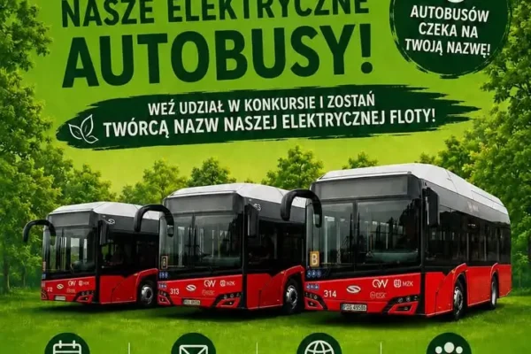 Konkurs MZK Ostrów: nadaj imię elektrycznemu autobusowi!