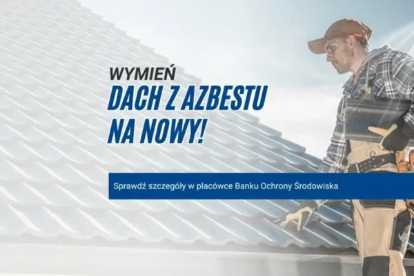WFOŚiGW w Poznaniu zwiększa wsparcie na wymianę dachów po azbeście