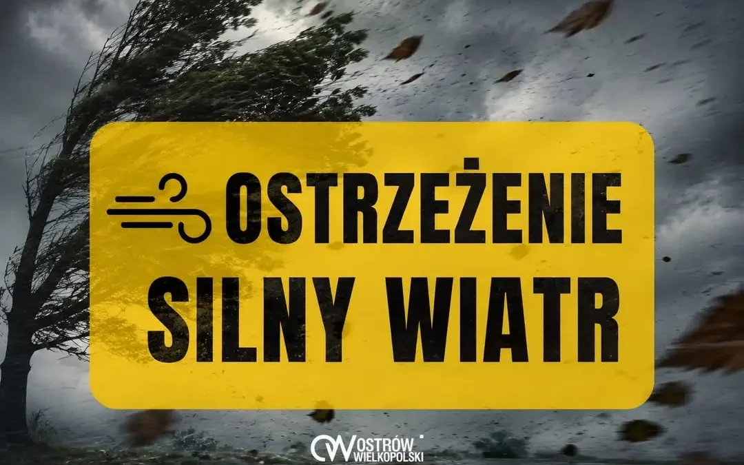 Ostrzeżenie IMGW: Silny wiatr i burze w nocy z piątku na sobotę