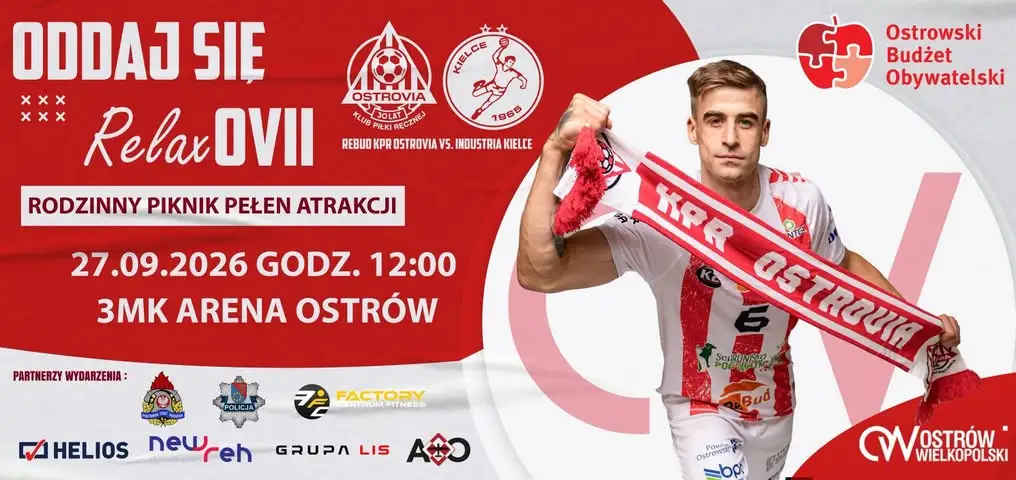 Rodzinny piknik i mecz Ostrovii – w niedzielę przed 3mk Arena Ostrów