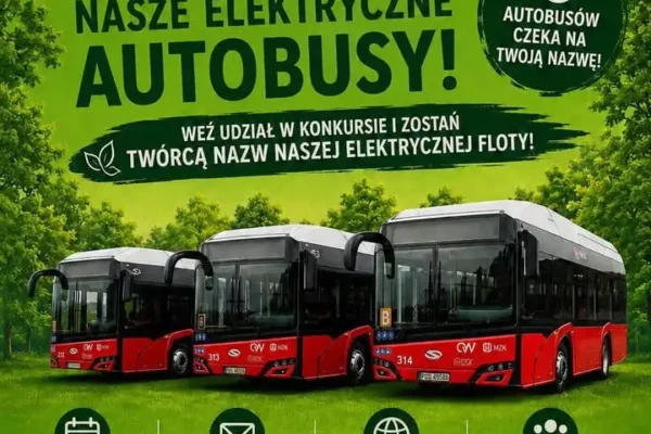 MZK Ostrów Wielkopolski szuka imion dla sześciu autobusów elektrycznych