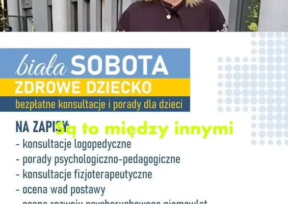 Biała Sobota – Zdrowie Dziecka w Ostrowie Wielkopolskim. Bezpłatne konsultacje i badania