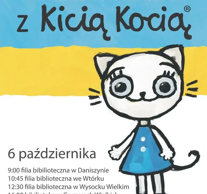 Bajankowa bohaterka odwiedzi biblioteki w gminie Gorzyce Wielkie
