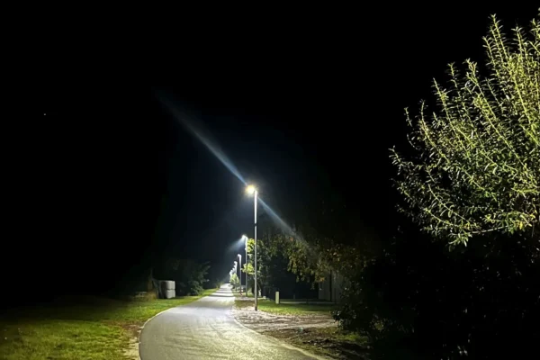 Granowiec: nowe latarnie LED przy ul. Wiejskiej