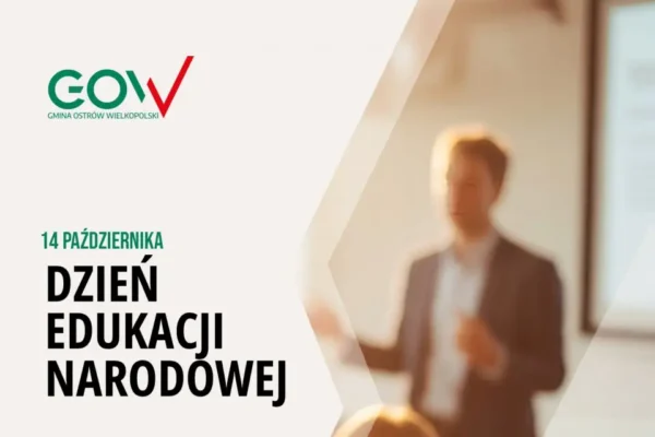 Dzień Edukacji Narodowej w Gminie Ostrów Wielkopolski. Wójt dziękuje nauczycielom