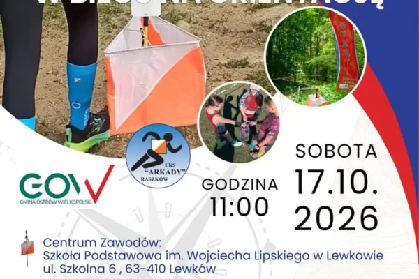 Puchar Wójta Gminy Ostrów Wlkp. w biegu na orientację – Lewków, 17 października