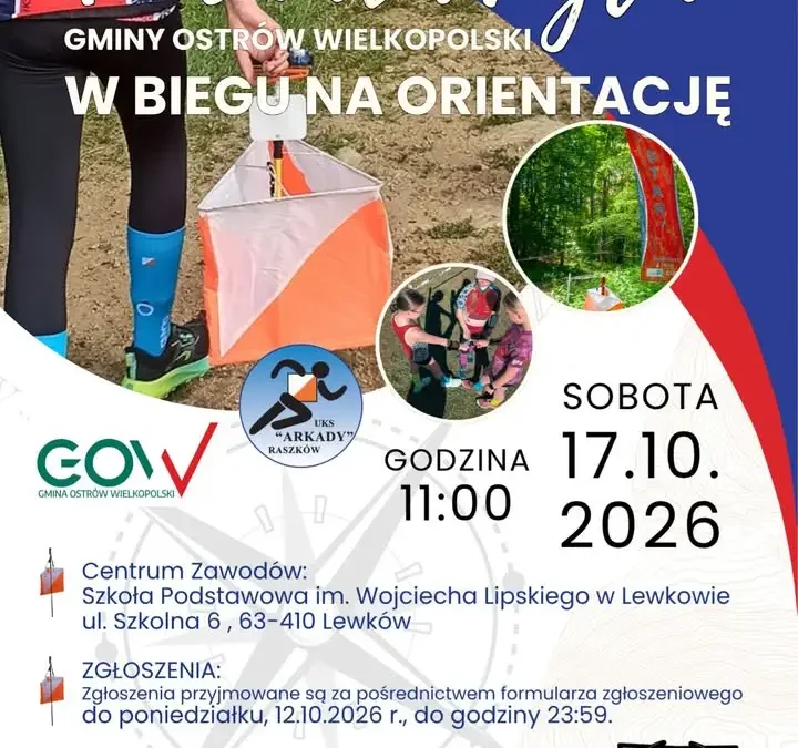 Puchar Wójta Gminy Ostrów Wlkp. w biegu na orientację – Lewków, 17 października