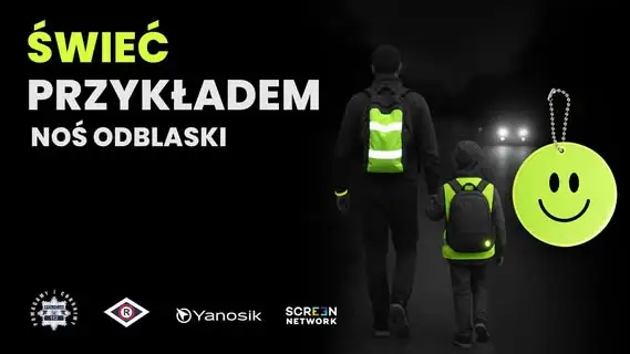 Policja inauguruje akcję „Świeć Przykładem – Noś Odblaski!”