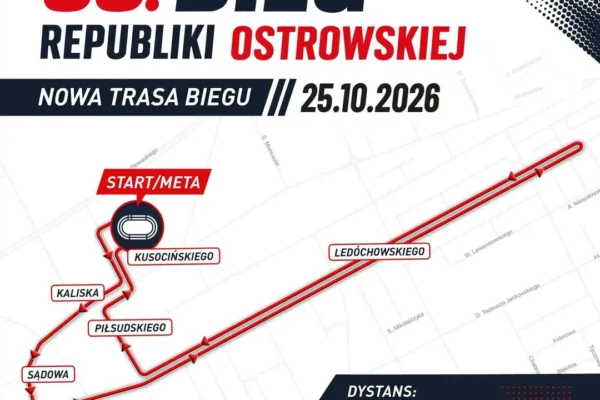 63. Bieg Republiki Ostrowskiej – nowa trasa z atestem, zapisy trwają