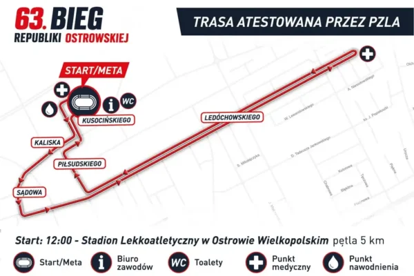 63. Bieg Republiki Ostrowskiej – nowa trasa i utrudnienia w ruchu