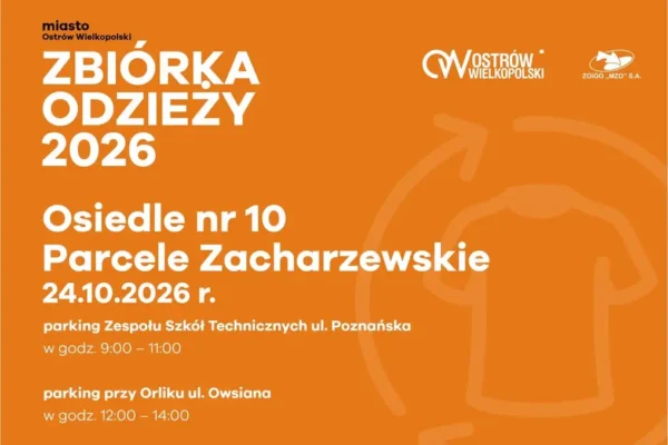 Ostatnia szansa na oddanie tekstyliów – finał zbiórki w Ostrowie Wielkopolskim