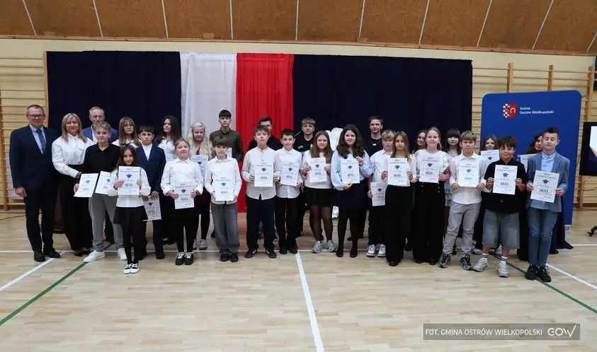 29 uczniów z gminy Ostrów Wielkopolski odebrało Nagrody Wójta
