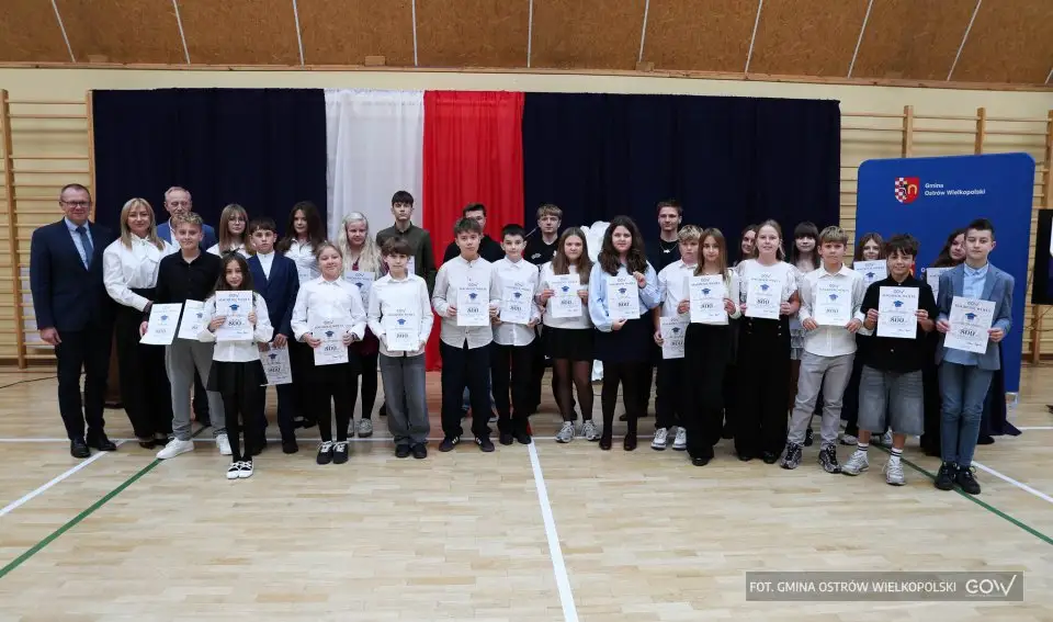 29 uczniów z gminy Ostrów Wielkopolski odebrało Nagrody Wójta